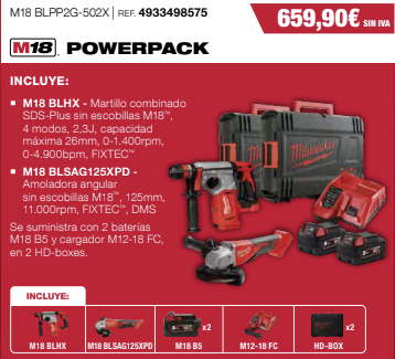 Milwaukee M18 BLPP2G-502X